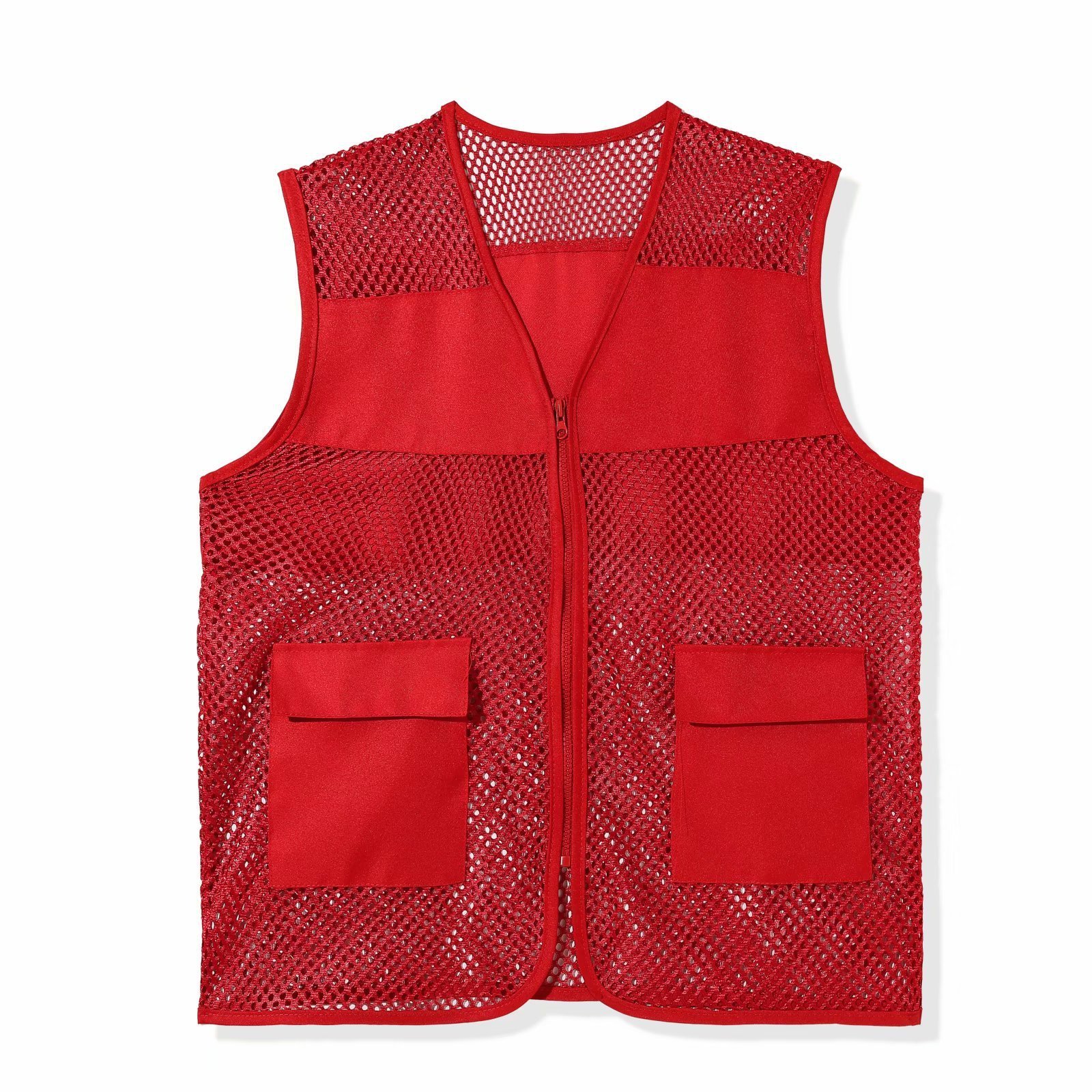 Oem Custom Logo Men Women Volunteer Work Vest Clothes Waistcoat Vest for Men