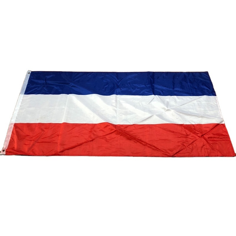 polyester screen printed outdoor red white blue stripes custom the Netherlands flag holland country flag