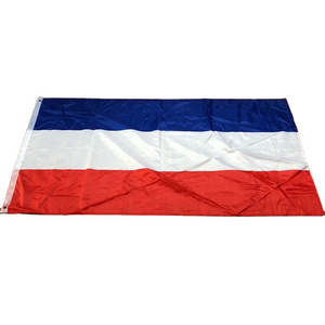 polyester screen printed outdoor red white blue stripes custom the Netherlands flag holland country flag