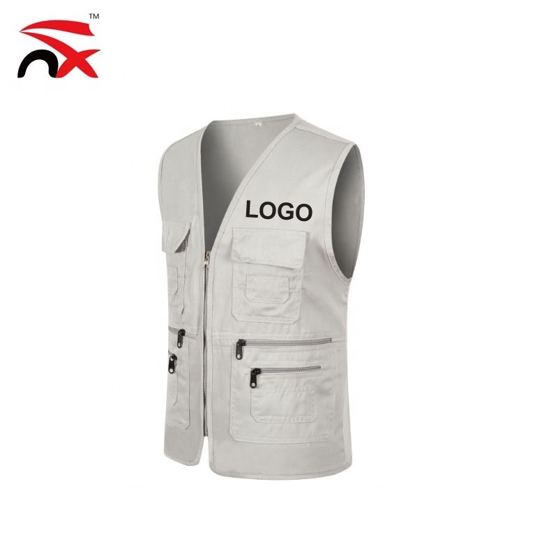 Wholesale Custom Travel Work Multi Pocket Vest With any Logo