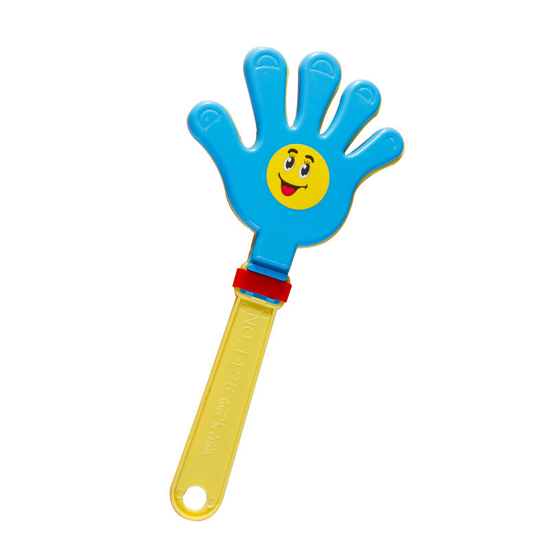 Factory Promotional Customized logo Plastic Hand Clapper Noise Maker for Football Fan Cheering