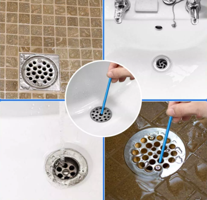 2023 Hot Sale Drain Cleaner Stick Keeps Drains And Pipes Clear Odor Free Sink Cleaner Sewer Cleaning Rod