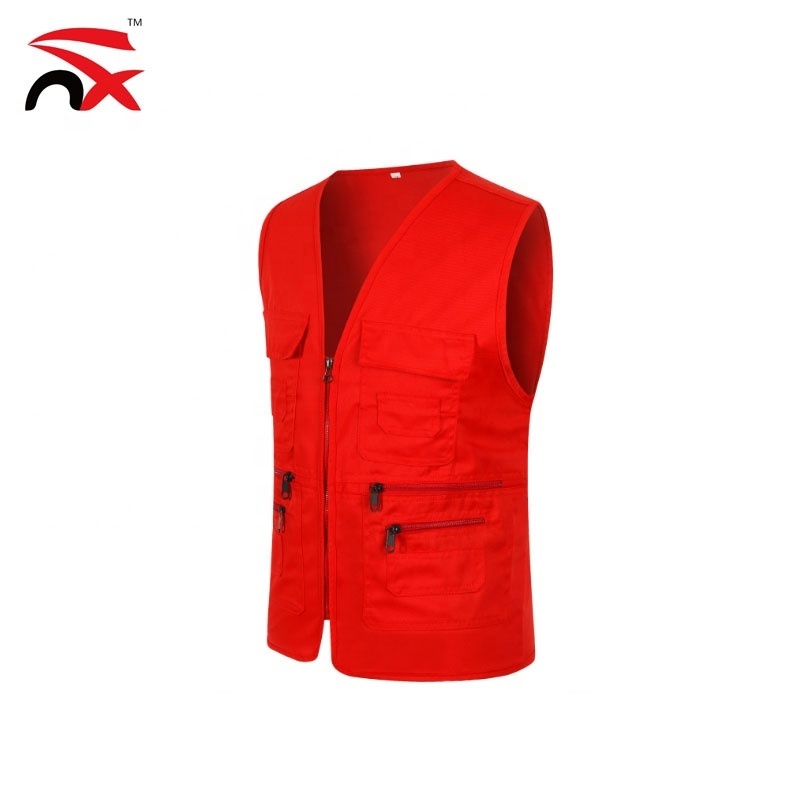 Wholesale Custom Travel Work Multi Pocket Vest With any Logo