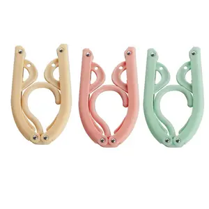 Folding Hanger Travel Portable Clothes Hanger Multifunctional Clothes Hanger Storage Retractable Shelf