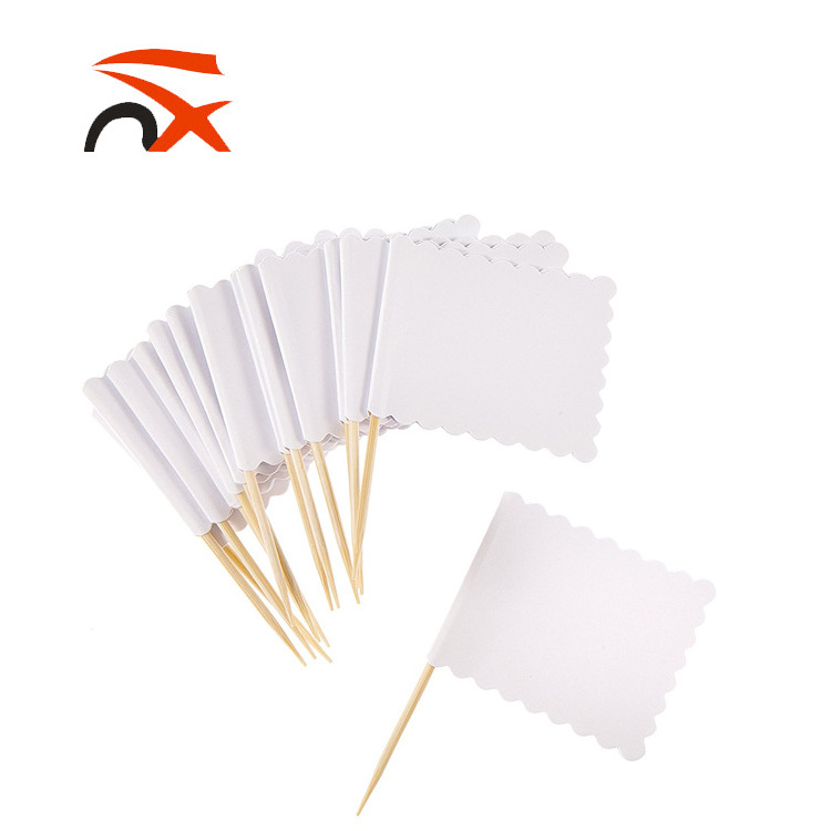 Wholesale mini paper flag with toothpick flag custom