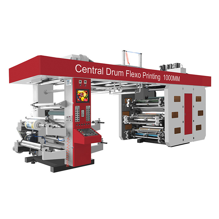 Carrier cement ton bag census ballot paper central impression flexo printing machine