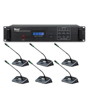 complete wireless meeting system conference room audio video delegate microphone system