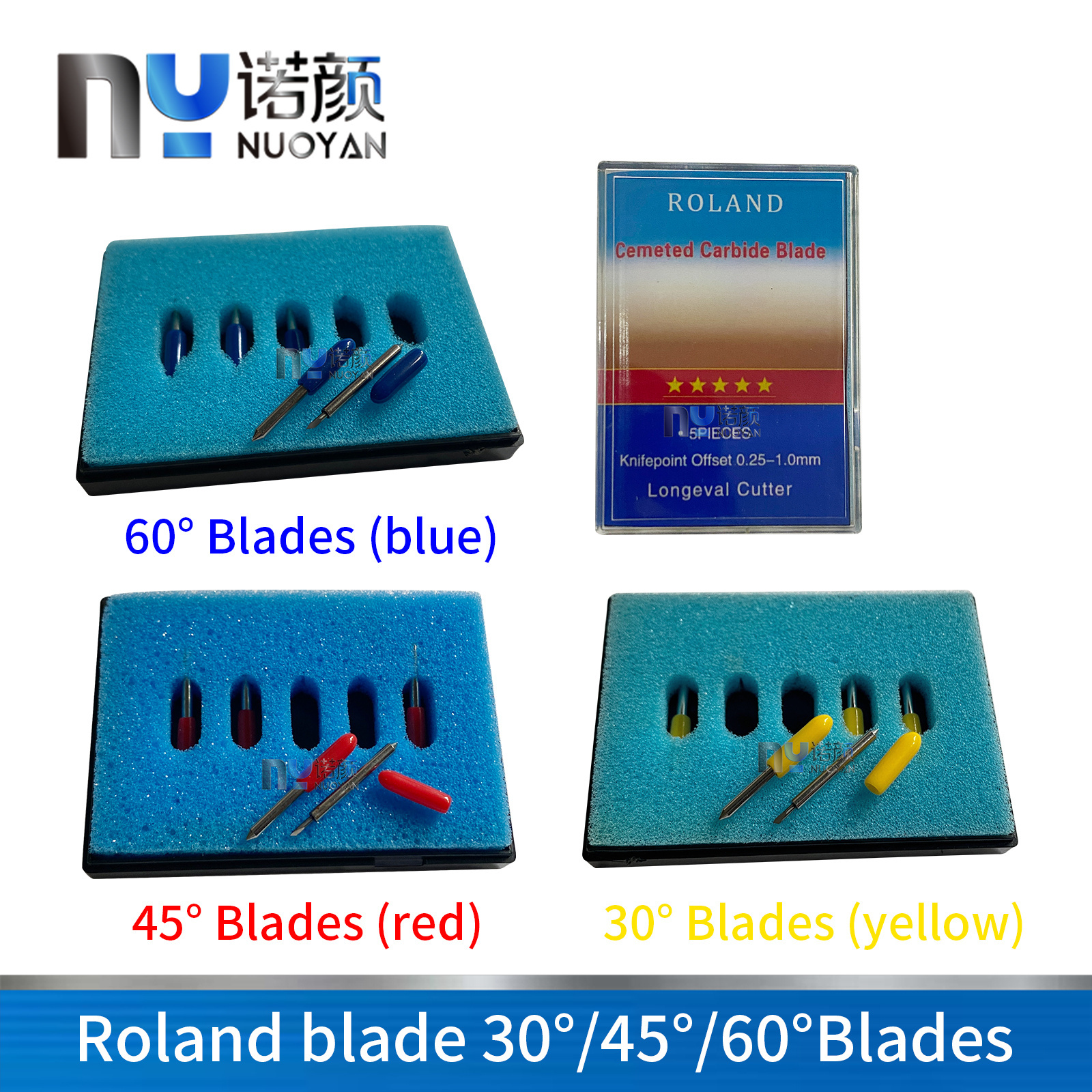 High Quality 30/45/60Degree Blades Knife for Roland GCC Redsail Liyu Jaguar Vinyl Cutter Cutting Plotter