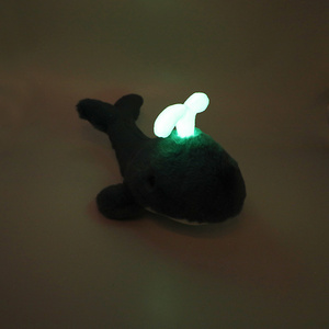 OEM ODM Glow in Dark Adorable Custom Stuffed Animal Plushies Whale Made Plush Animal Toy Personalizable Animal Artwork Mascot