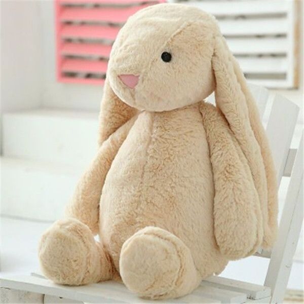 30cm Blossom Easter Rabbit Plush Bunny Long Ear Color Stuffed Soft Bunny Animal Plush Bunny Toy