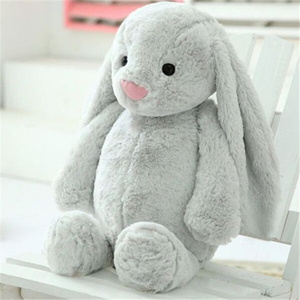 30cm Blossom Easter Rabbit Plush Bunny Long Ear Color Stuffed Soft Bunny Animal Plush Bunny Toy