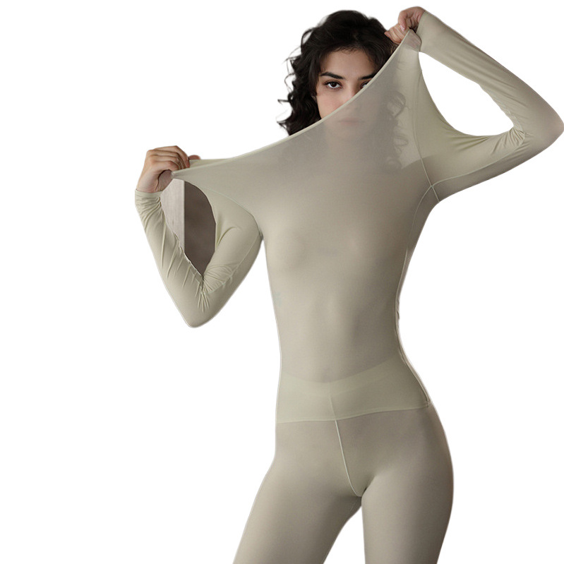 constant temperature constant temperature self-heating thermal underwear women's long sleeve undershirt long johns suit