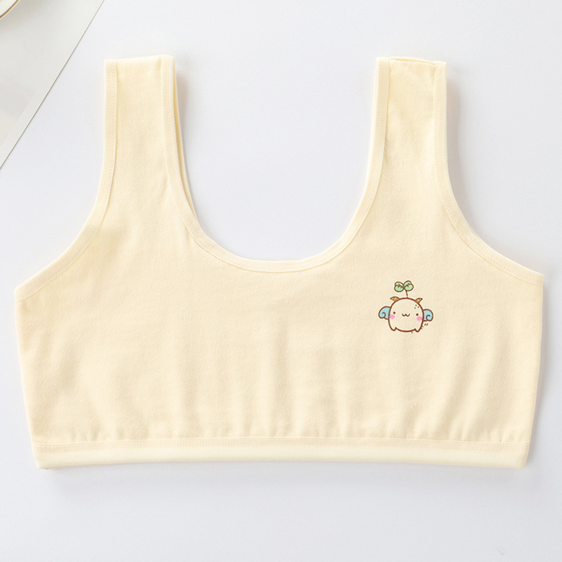 Growing Underwear female student girl pure cotton small vest young girl junior high school girl 8-9-12 years old first bra