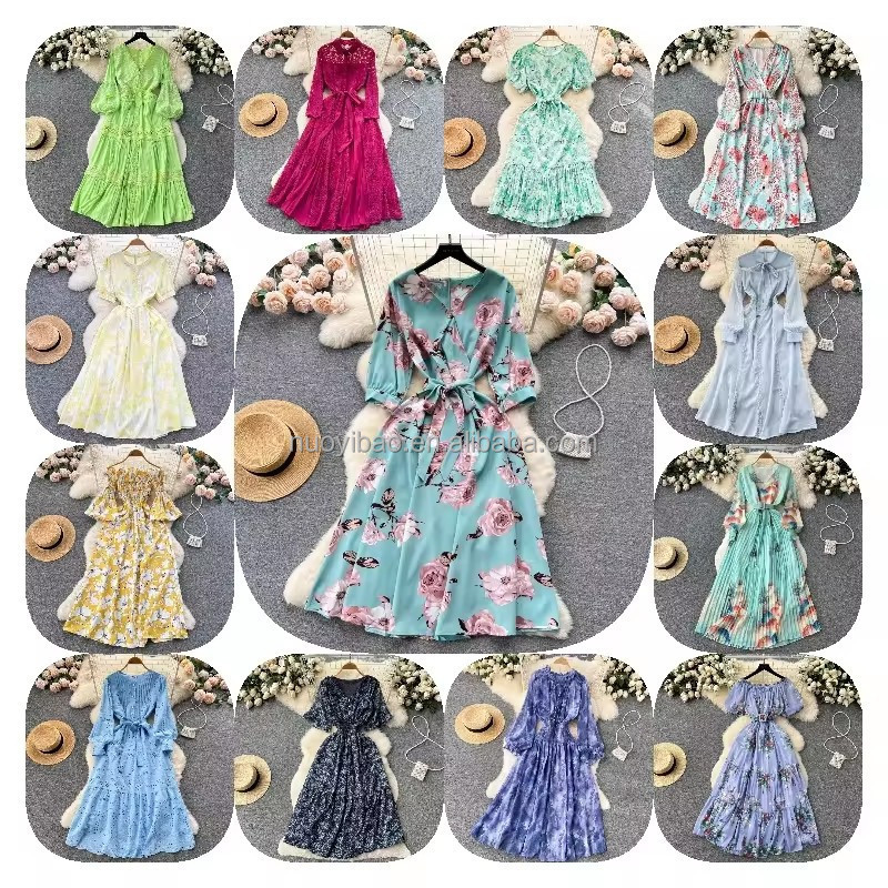 2024Vintage court style dress with round neck long sleeves peplum Western style fairy dress