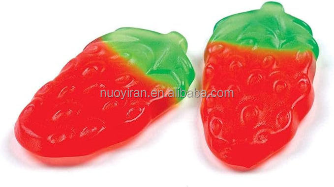 Chinese manufacturer Bulk PackHigh quality Red strawberry sweet soft candy Support for private custom labels