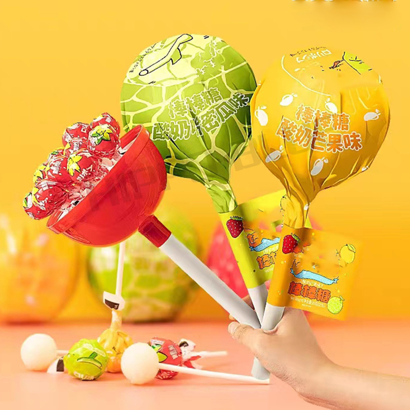 China candy factory Big bom lollipops giant lollipops and mini fruity lollipops sweet candy wholesaler