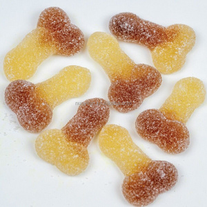 Manufacturers Support customization Sexy fruit flavor Candy Penis Shaped gummy Candy sweets