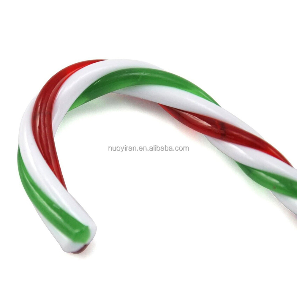 Christmas Candy Canes halal wholesale Custom personal label Mix colors and fruit flavors