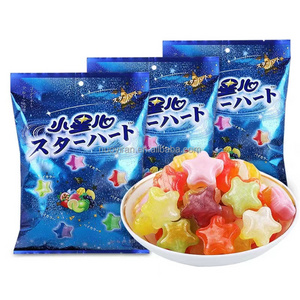 Factory wholesale direct sales OEM Japanese popular colorful candy star shape hard candy candy wholesaler