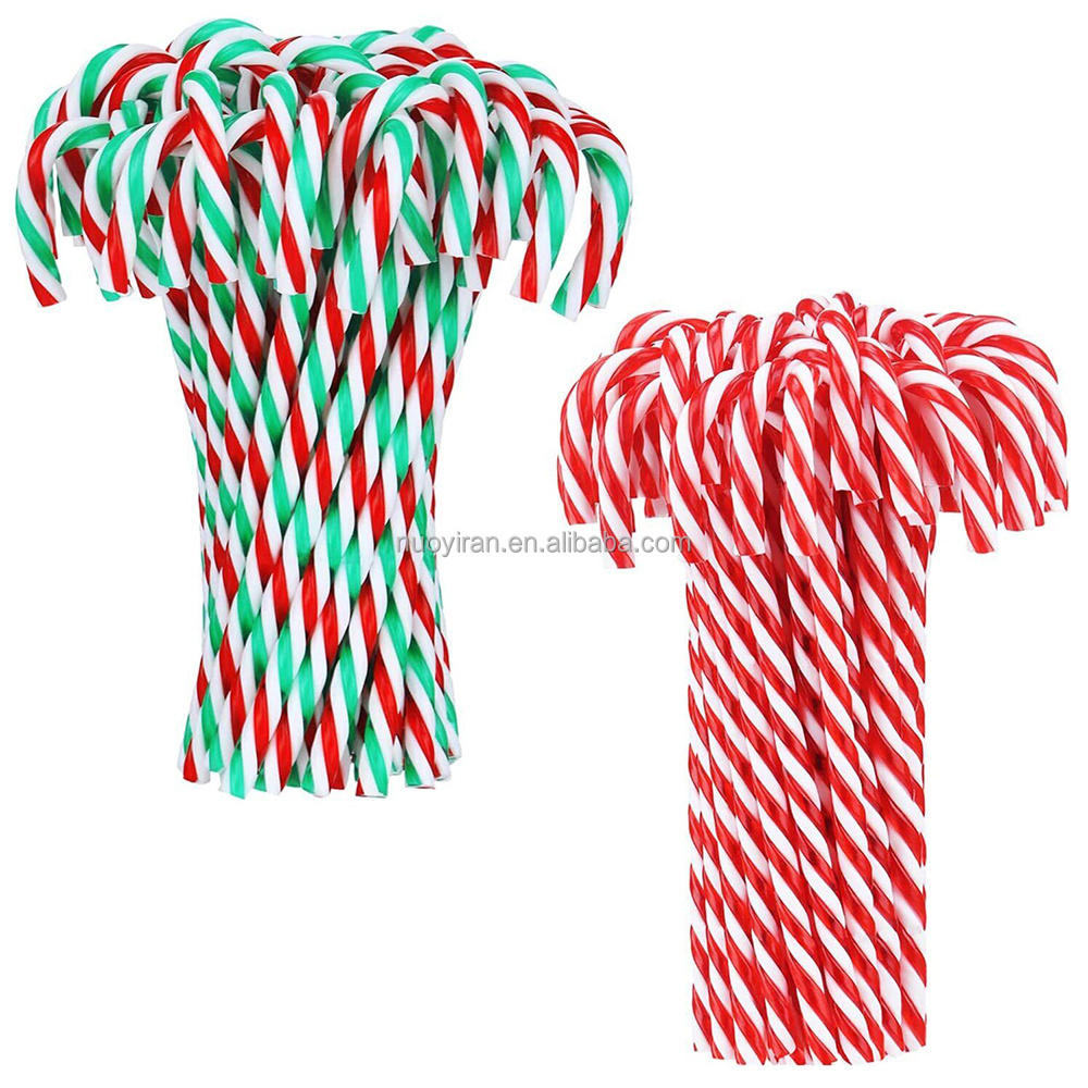 Christmas Candy Canes halal wholesale Custom personal label Mix colors and fruit flavors