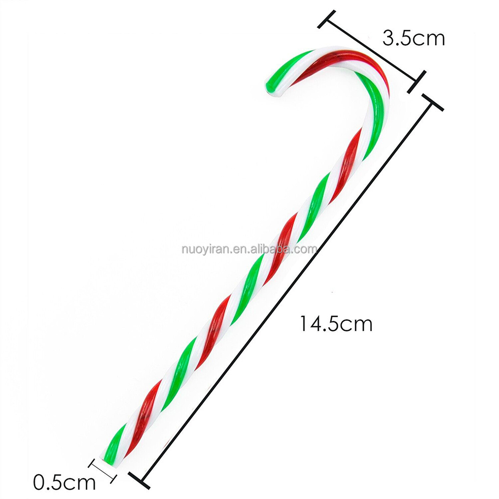 OEM Candy Cane Manufacturer Wholesale Halal Candy and Sweet Twist Swirl Multicolour Christmas candy