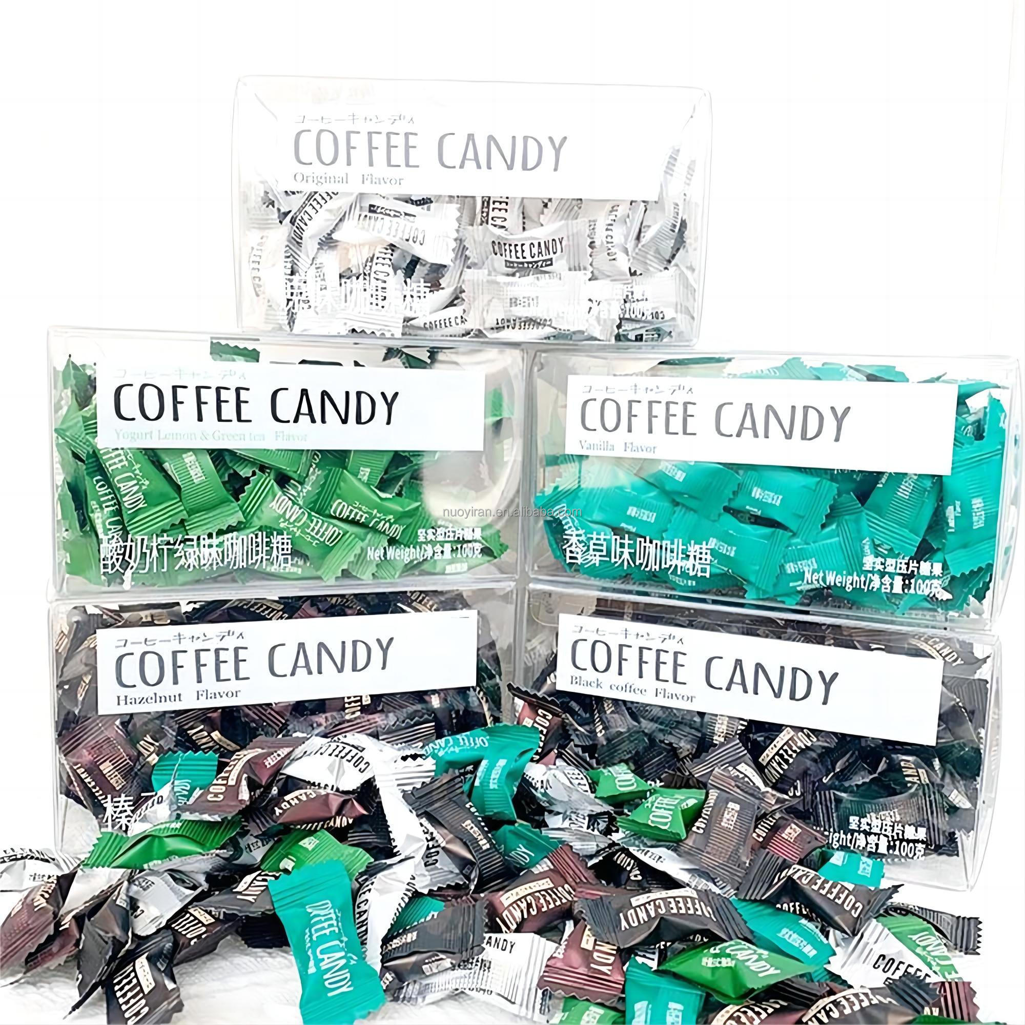 Candy Factory Direct sale Custom Personal label hot sale coffee candy high quality coffee taste tablet candy