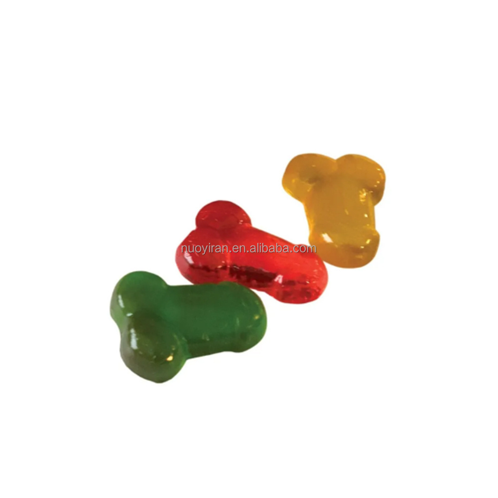 Manufacturers Support customization Sexy fruit flavor Candy Penis Shaped gummy Candy sweets