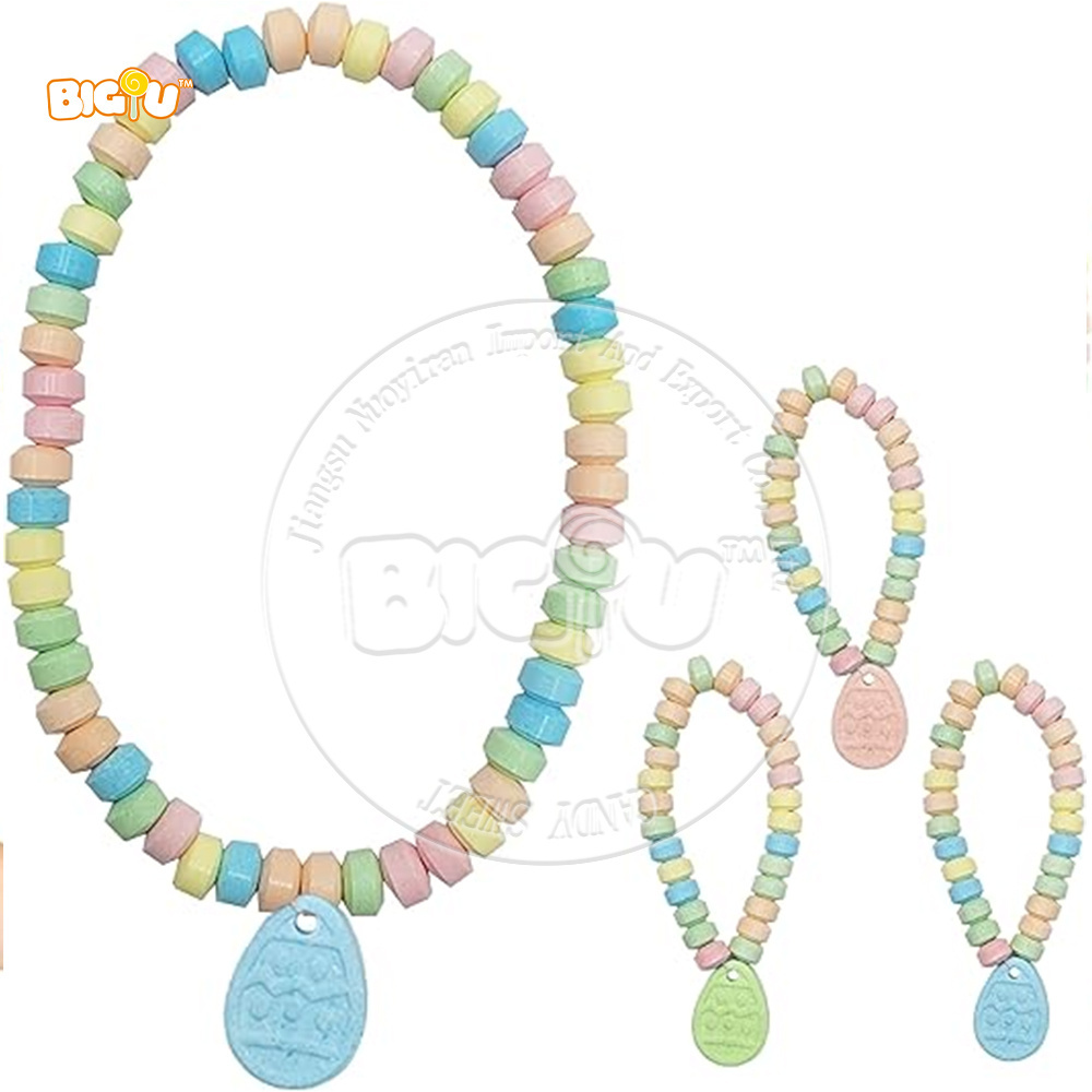 Factory hot selling necklace/bracelet/watch pressed sweet hard candy sweets snacks