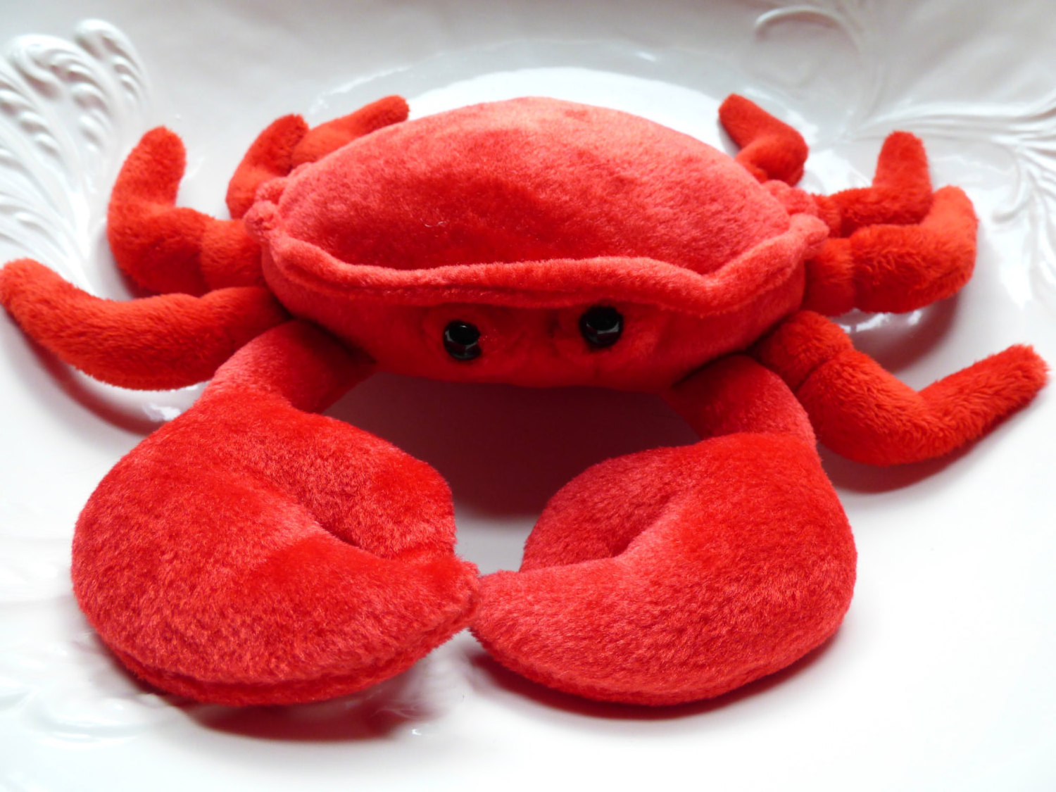 Ocean sea animal stuffed big eyes plush crab soft toy