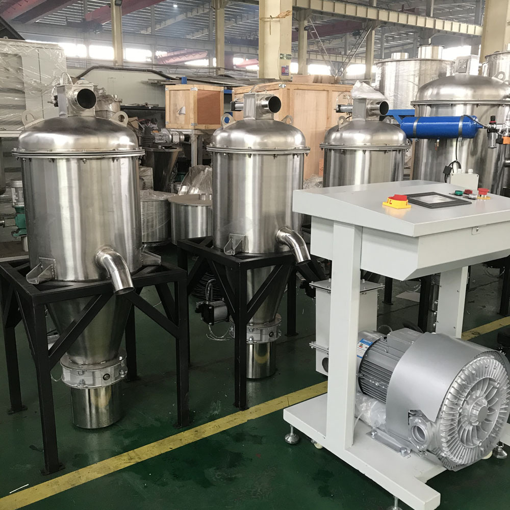 High quality powder feeder long distance material handling equipment stainless steel hopper vacuum conveyors