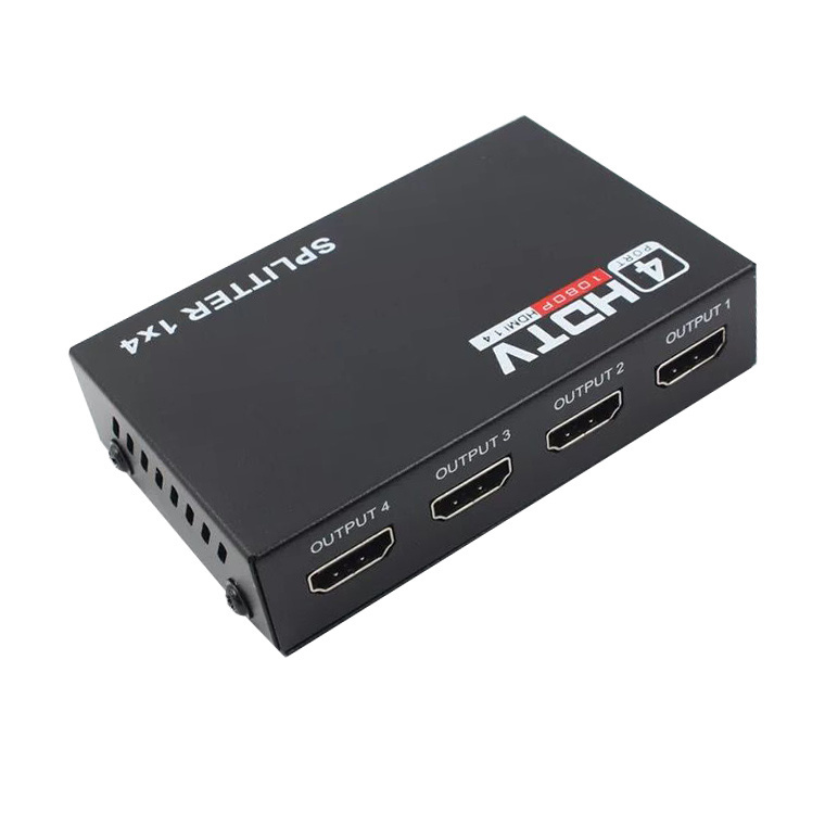 HDMI Splitter 1X4 Converter Adapter 1080P Amplifier HDMI Switch 1 in 4 Out HDMI Converter adapter For TV