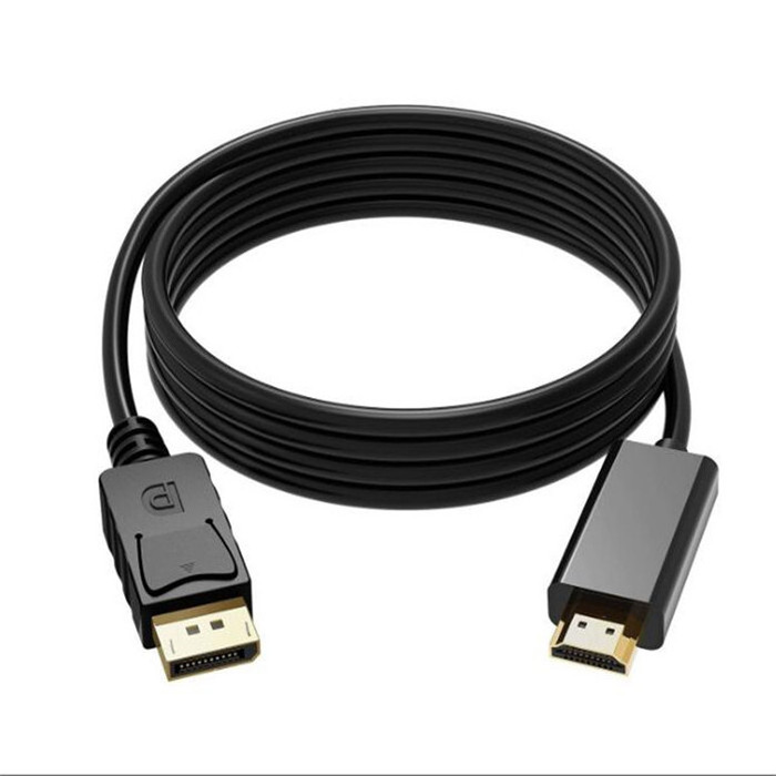 1.8M display port to hdmi cable dp to hdmi cable