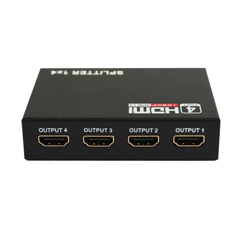 HDMI Splitter 1X4 Converter Adapter 1080P Amplifier HDMI Switch 1 in 4 Out HDMI Converter adapter For TV