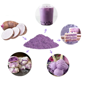 Organic Pure Taro Root Powder Taro Milk Tea Powder Instant Taro Flavor Powder for Bubble Milk Tea