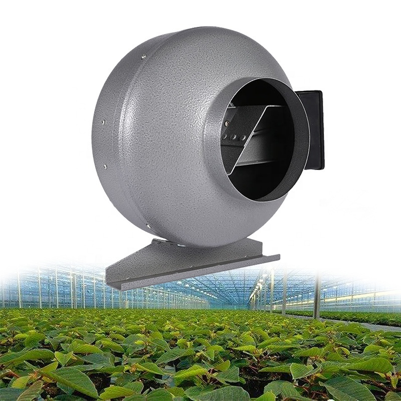 Mushroom Grow Tent 200mm Duct Quiet Ventilation Greenhouse Circular Inline Exhaust Fan