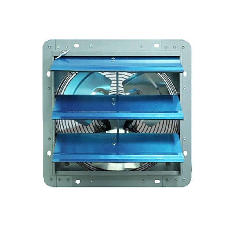 Poultry Chicken House Automatic Wall Mounted Shutter Exhaust Fan Electric Metal Exhaust Fan