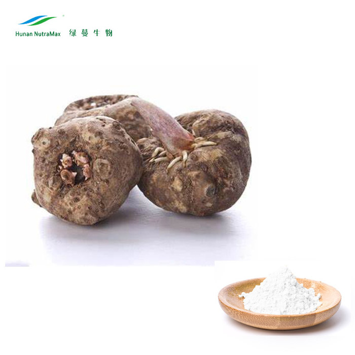 Manufacturer Amorphophallus Konjac Root Glucomannan Powder