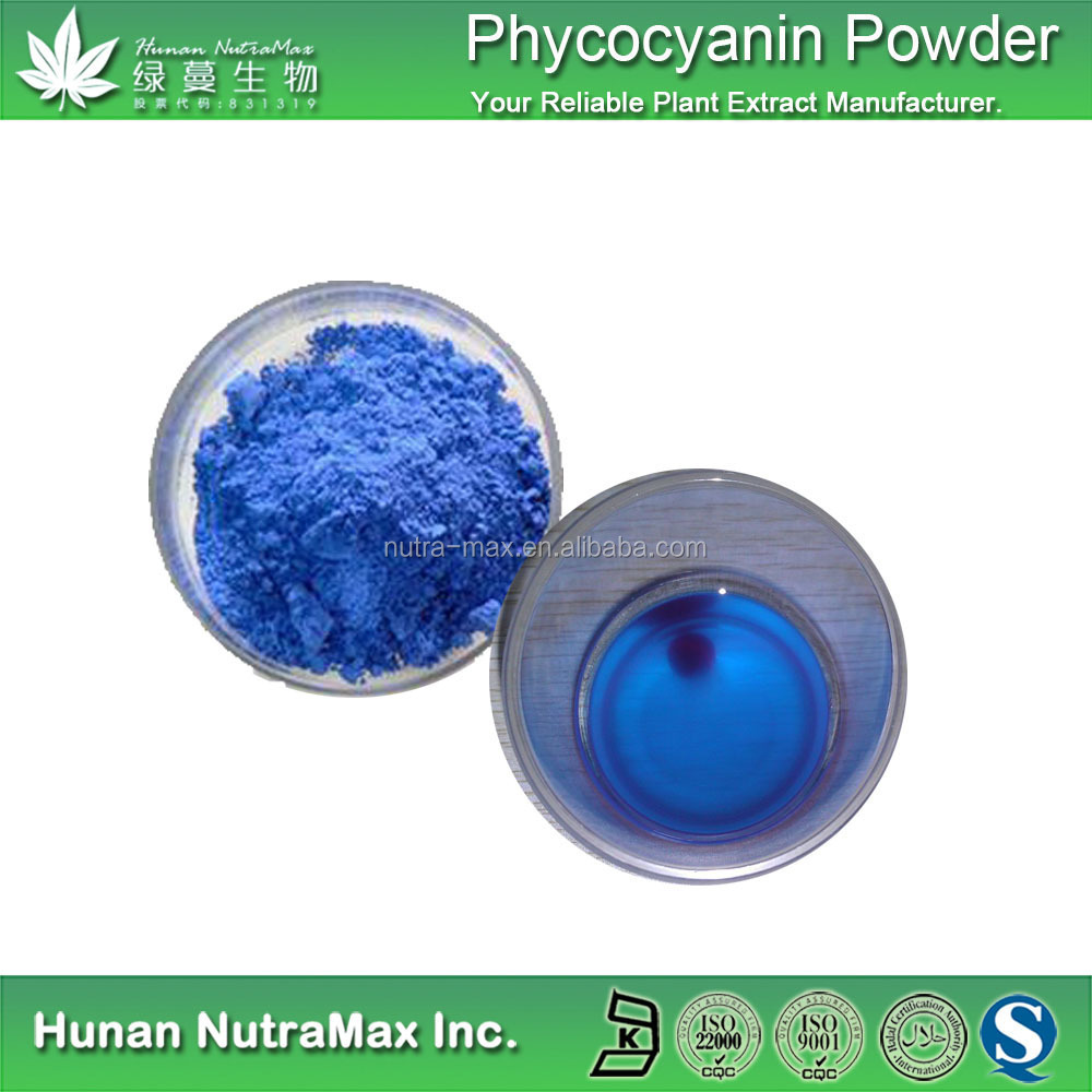 Blue Pigment Phycocyanin Powder blue green algae spirulina blue powder