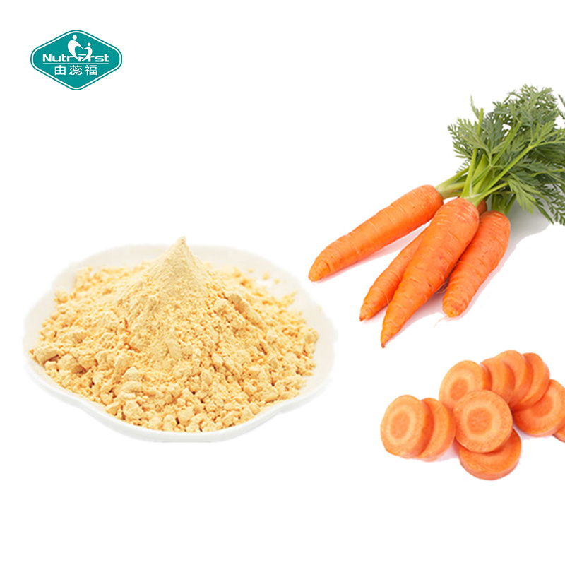 Chinese Wholesale Freeze Dried Vegetable Powder Food Grade Carrot Extract Beta-Carotene Powder Carotene