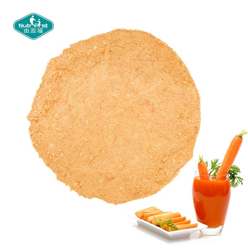 Chinese Wholesale Freeze Dried Vegetable Powder Food Grade Carrot Extract Beta-Carotene Powder Carotene