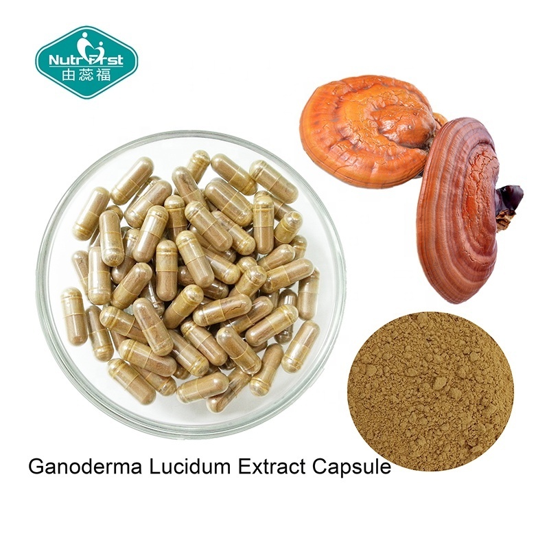 Custom Label Immune Supplements Organic Reishi Shell broken Ganoderma Lucidum Spore Powder Capsules