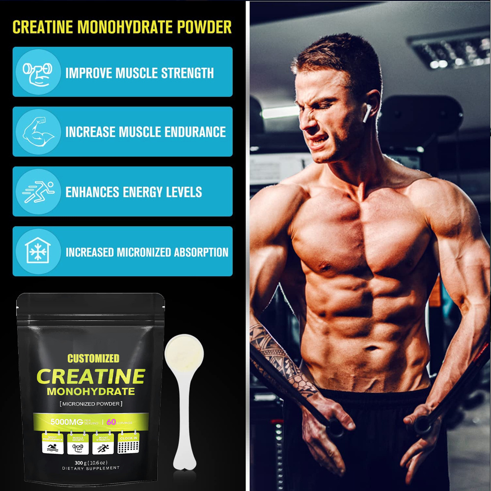 Wholesale Sports Supplement 99% Pure Creatine Hcl 200 Mesh Creatine Powder Creatine Monohydrate