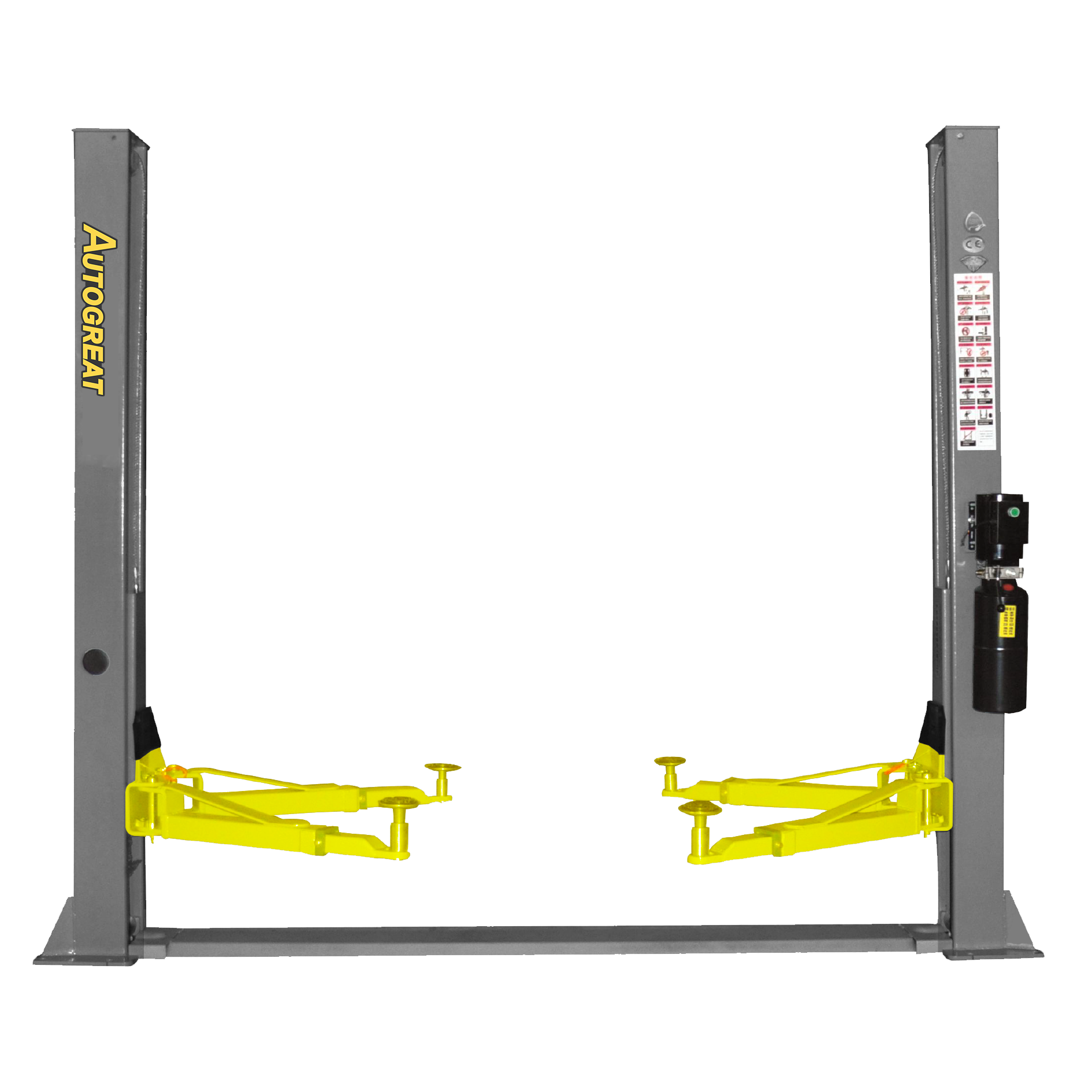 car hoist 4 tons base plate two post vehicle lift fit for car repair machine 2 post elevator