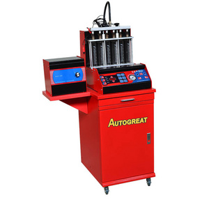 4 cylinder car engine fuel Injector cleaning & analyzer machine ultrasonic fuel injector cleaning equipment