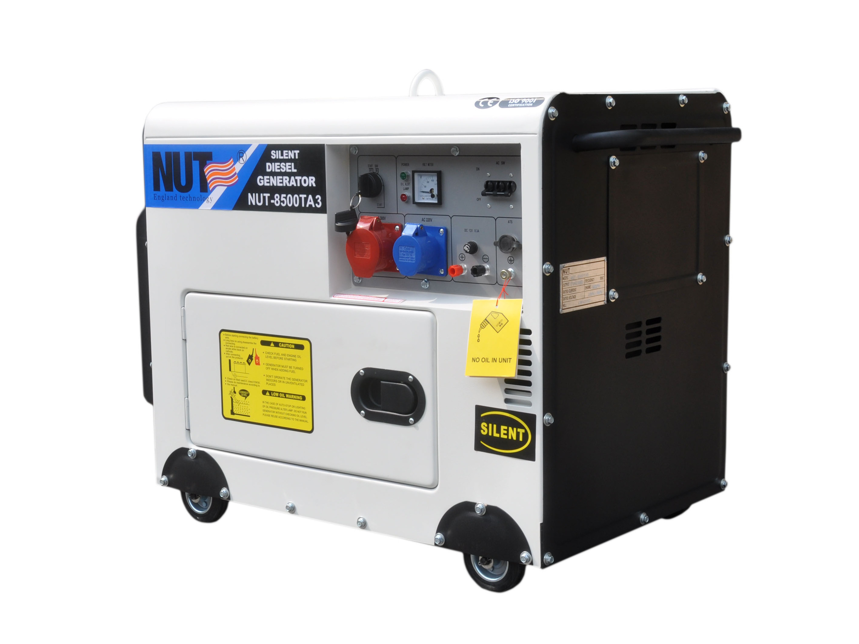 NUT 2.5KVA 6.5KVA 8KVA 7.5KVA 10KVA silent home portable water cooled generator Wind  power generator diesel generator