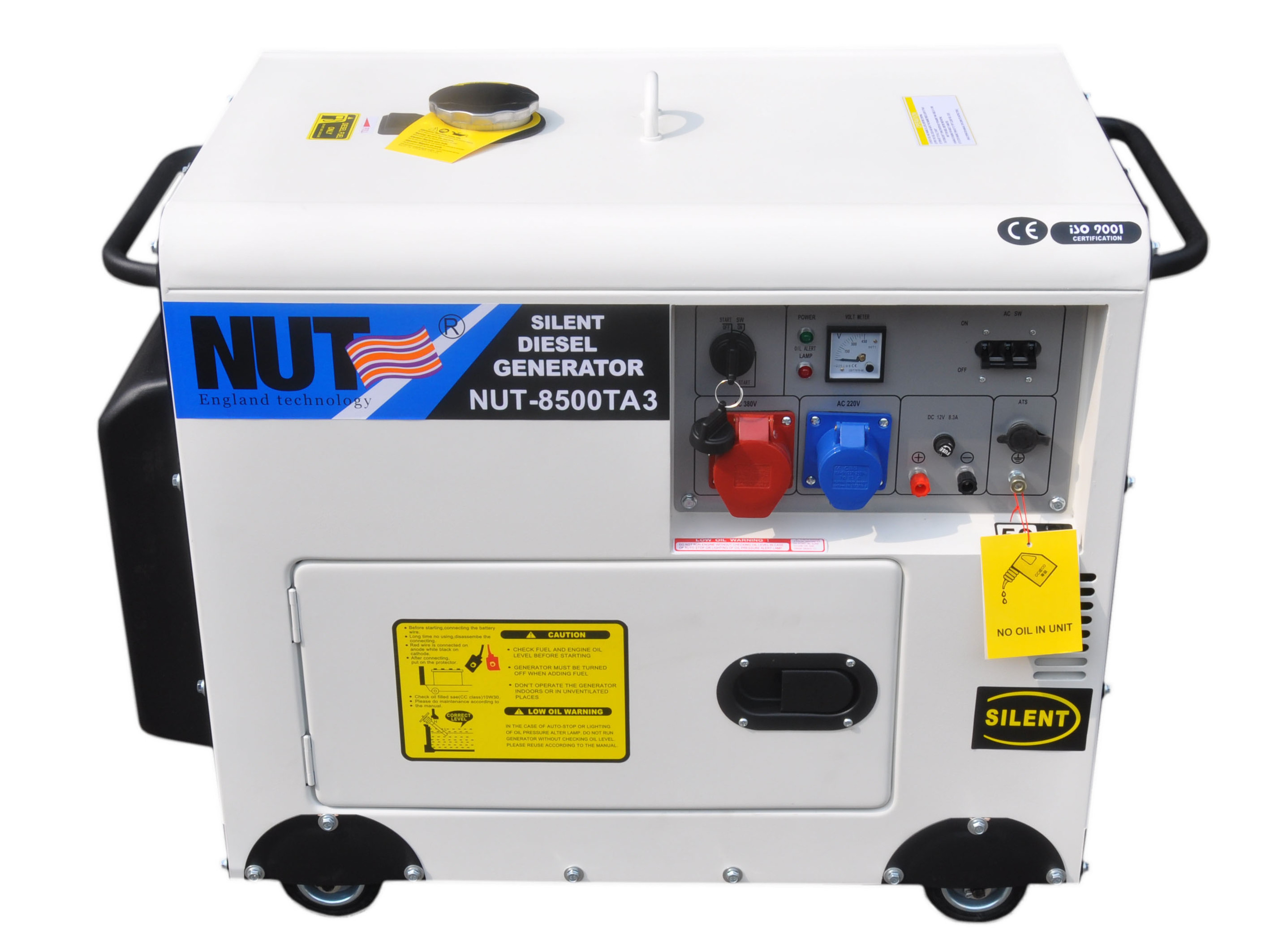 NUT 8.5KVA  air cooled module easy solar hydro power generator