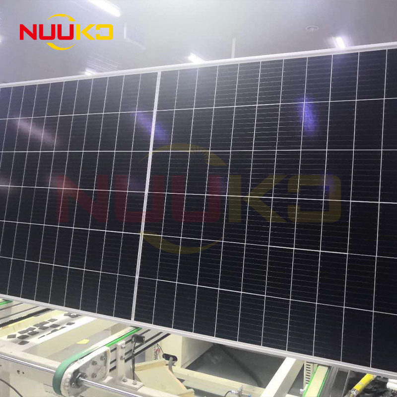 NUUKO Topcon Bifacial 182mm Half Cell Mono Solar Panel 515W 520W 525W 530W 535W N-type Pv Module For Solar Energy System