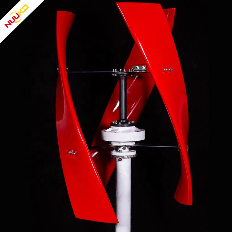 NUUKO Hot Sale 1KW 3KW 5KW 10KW Home VAWT Vertical Axis Wind Turbine Generators