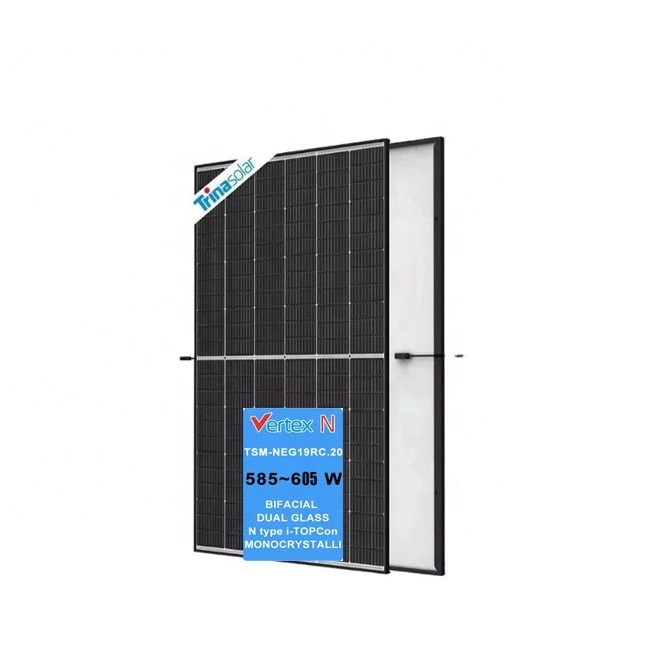 nuuko Solar Mono Half Cut 605W Europe Warehouse Stock Trina Solar Panels