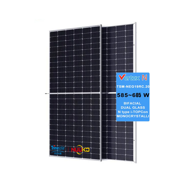 half cell nuuko Trina Half Cell N Topcon Perc Solar Panel